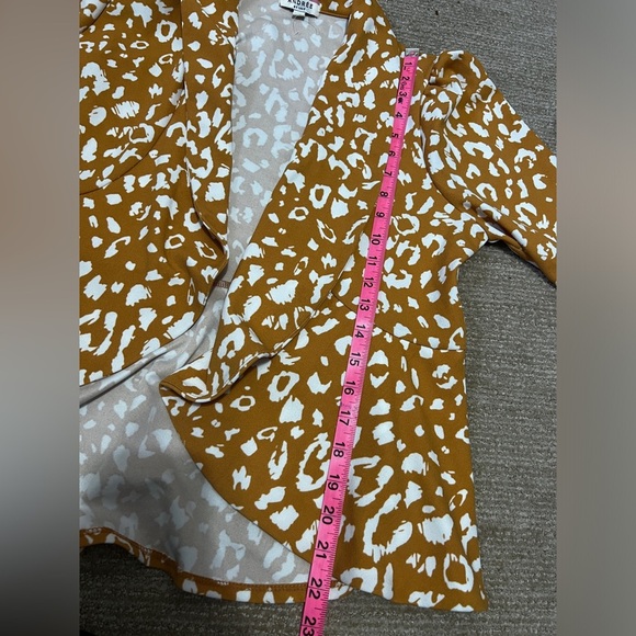 Andree by Unit Mustard Leopard Blazer - Large - Picture 7 of 7